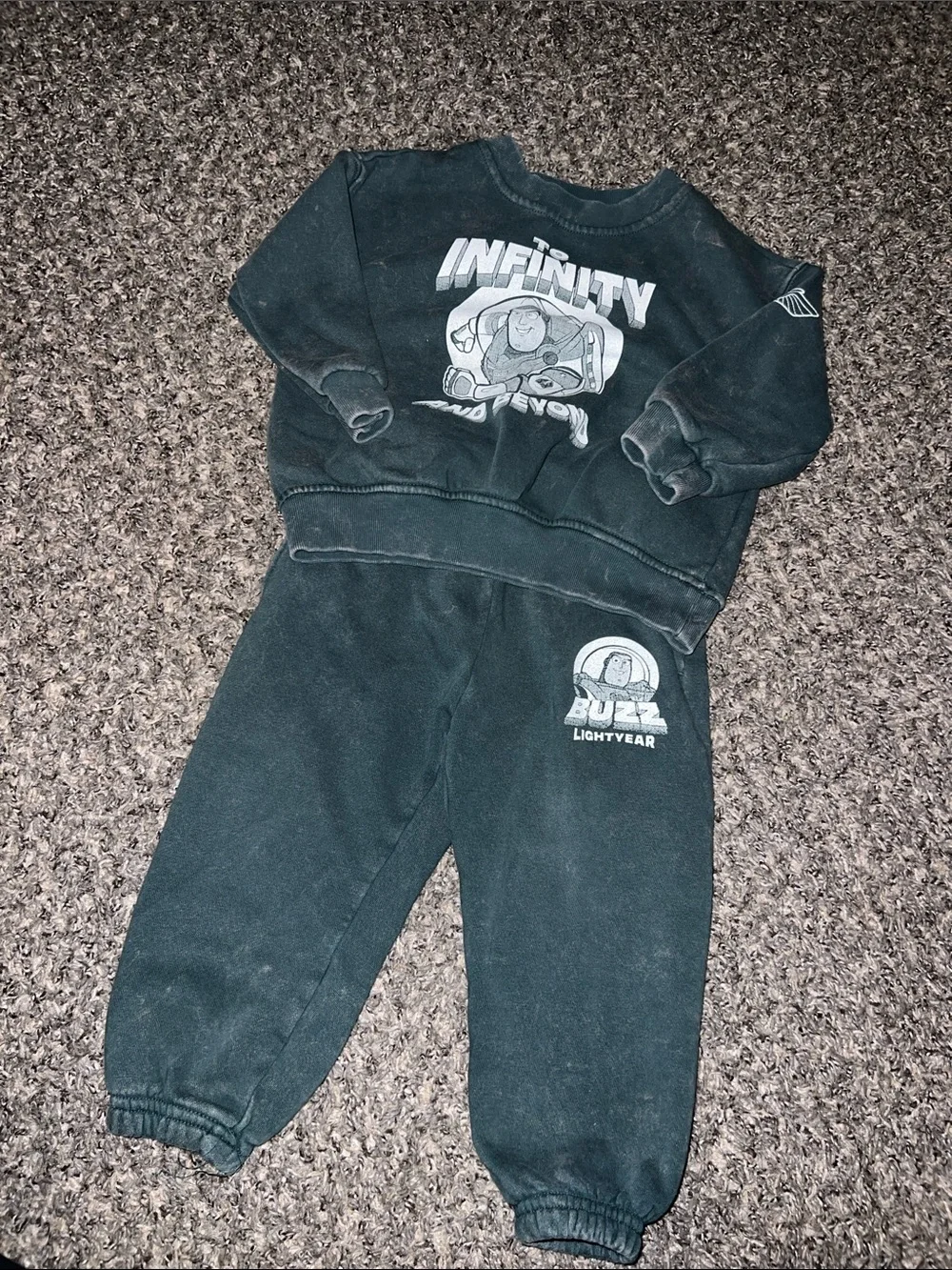 Gap Pixar buzz lightyear sweat set